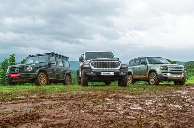 Land Rover Defender vs Mercedes G Class vs Jeep Wranger c...
